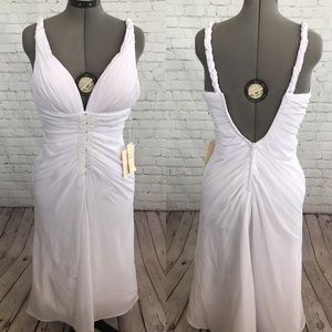 LanTing White Beaded Dress